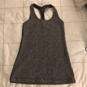 Lululemon Cool Racerback II - Dark Heathered Grey